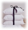 100% cotton white pillow with 90 goose down