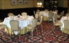 100% cotton white satin band table cloth