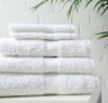 100% cotton white towel set