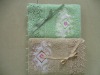 100% cotton with lace and knot bath towel