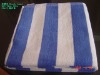 100% cotton yard dyed stripe bath towel