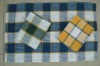 100% cotton yarn dyed Checks samll cleaning cloth for kitchen