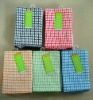 100% cotton yarn dyed Checks weaving kitchen washing cloth tea towel for kitchen