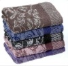 100% cotton yarn dyed bath towel