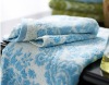 100% cotton yarn dyed bath towel