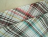 100% cotton yarn dyed check fabric