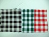 100%cotton yarn-dyed checked table napkin for hotel