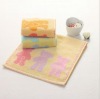 100% cotton yarn dyed children towel with jacquard