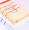 100%cotton yarn dyed embroidery bear bath towel