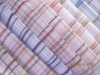 100% cotton yarn dyed fabric