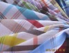 100% cotton yarn dyed fabric