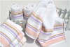 100% cotton yarn dyed face towel