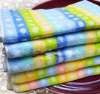 100% cotton yarn dyed face towel