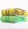 100% cotton yarn dyed face towel textile
