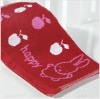 100% cotton yarn dyed hand towel