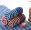 100% cotton yarn dyed hand towel with embroidery