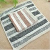 100% cotton yarn dyed hand towel with line