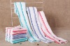 100% cotton yarn dyed hand towel with line