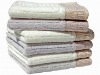 100% cotton yarn dyed ja cquard bath towel