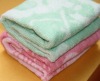 100% cotton yarn dyed jacquard bath towel