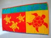 100% cotton yarn-dyed jacquard beach towel