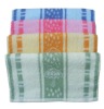 100% cotton yarn dyed jacquard face towel