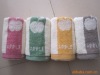 100% cotton yarn dyed jacquard face towel