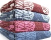 100% cotton yarn dyed jacquard face towels