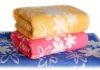 100% cotton yarn dyed jacquard hand towel
