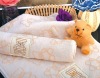 100% cotton yarn dyed  jacquard terry bath towel
