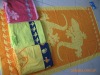 100% cotton yarn dyed jacquard velvet beach towel