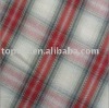 100% cotton yarn dyed plain shirting fabric