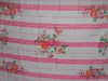 100% cotton yarn dyed printed bedsheet