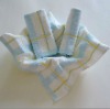 100% cotton yarn dyed square towel