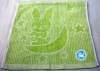 100%cotton yarn dyed square towel