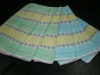 100%cotton yarn dyed stripe and checks home hand towel with embroidery logo