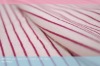 100%cotton yarn dyed stripe single jersey fabric