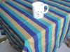 100% cotton yarn dyed table cloth & napkin