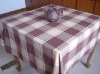 100% cotton yarn dyed table cloth & napkin