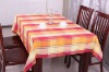 100% cotton yarn-dyed tablecloth