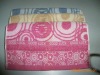 100% cotton yarn dyed terry jacquard face towel