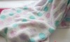100% cotton yarn dyed terry towel with dots