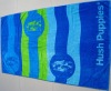 100%cotton yarn-dyed velour beach towel