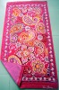 100% cotton yarn-dyed velour printed beach towel