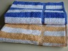 100% cotton yarn dyed velour towel