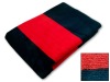 100% cotton yarn dyed velvet beach towel