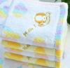 100%cotton zero twist embroidery dog face towel