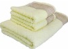 100% cotton zero twist jacquard bath towel