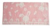 100%cotton zero twisted yarn baby bath towel