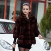 100% genuine mink fur coat for women(Luxurious,Fashion,New style)